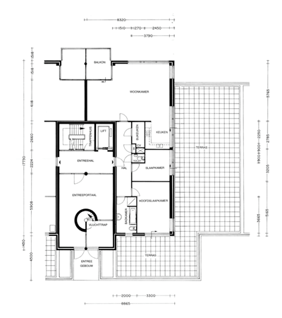 Floorplan - Jan Willem Frisohof, 2517 LA Den Haag